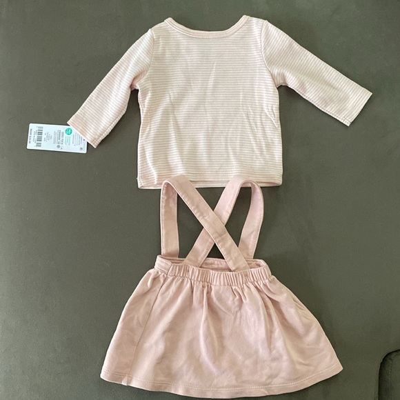 Pink & white top with pink jumper - Picture 3 of 6